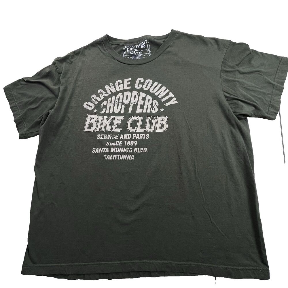Orange County Choopers Shirt Mens XL Bike Club Santa Monica California OCC Bike